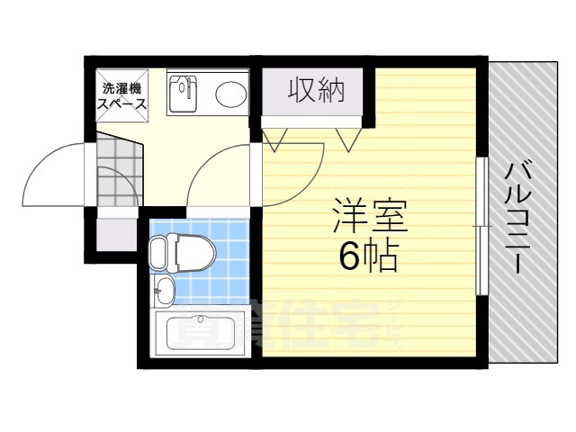 【大津市尾花川のマンションの間取り】