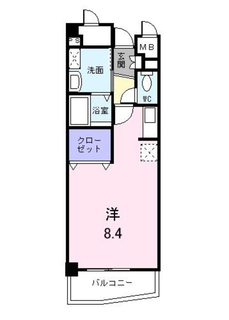 大和市桜森のマンションの間取り