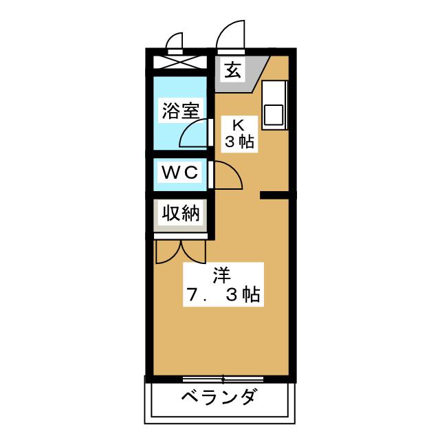 アメニティマルイ２の間取り