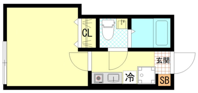 【川崎市川崎区田町のアパートの間取り】