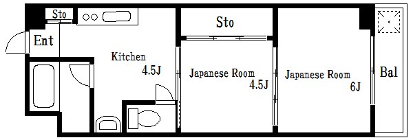 櫻井マンションの間取り