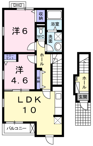 メゾン　アンソレイエIIIの間取り