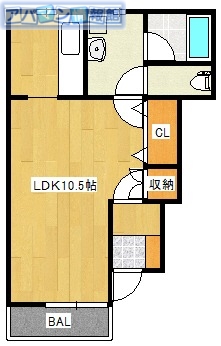 ハイライフ小新の間取り