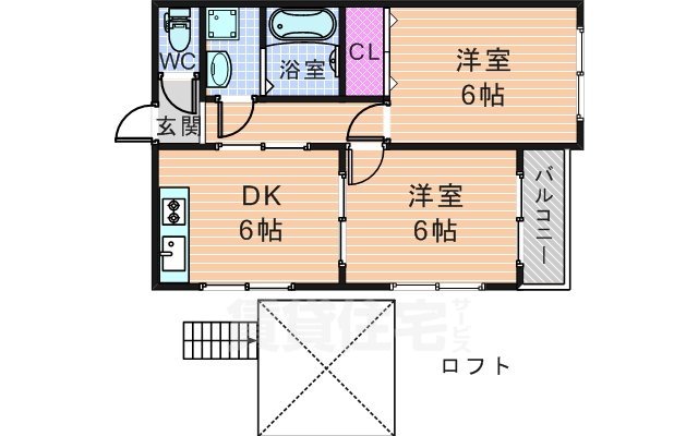 プレンディー真砂の間取り