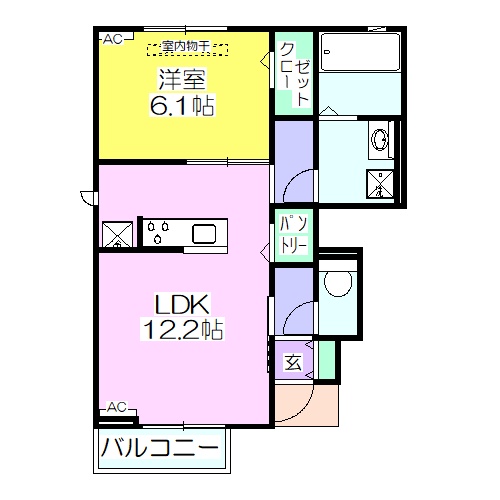 メゾンベールの間取り