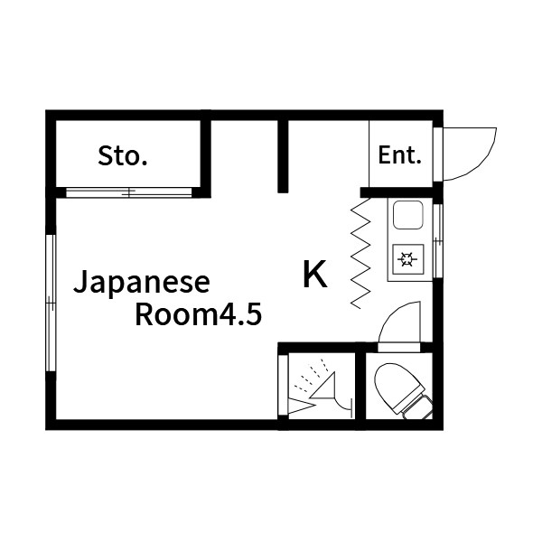 金子荘の間取り