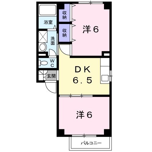 アビタシオン　ミサトの間取り