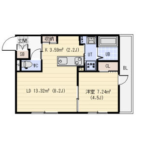 EXOR N35(エクソールN35)の間取り