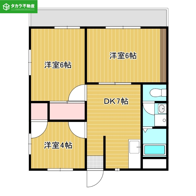 渡辺コーポの間取り