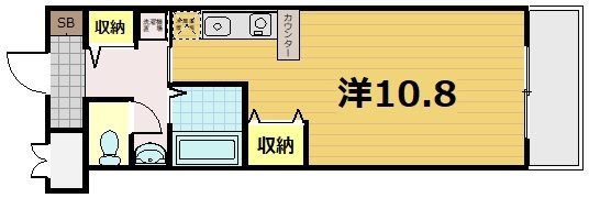 大津市大萱のマンションの間取り