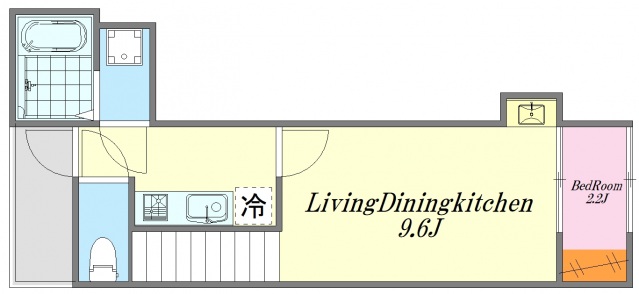 広島市佐伯区藤垂園のアパートの間取り