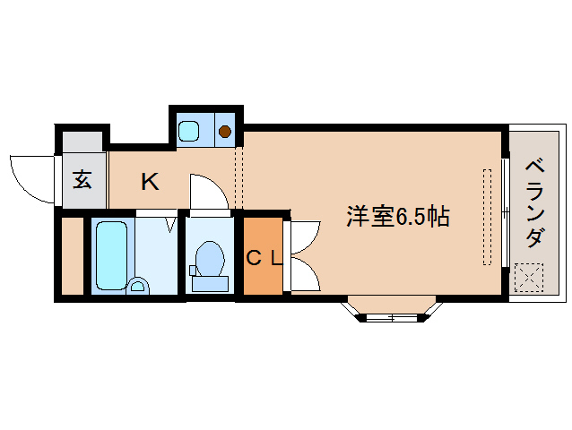 木津川市相楽台のアパートの間取り