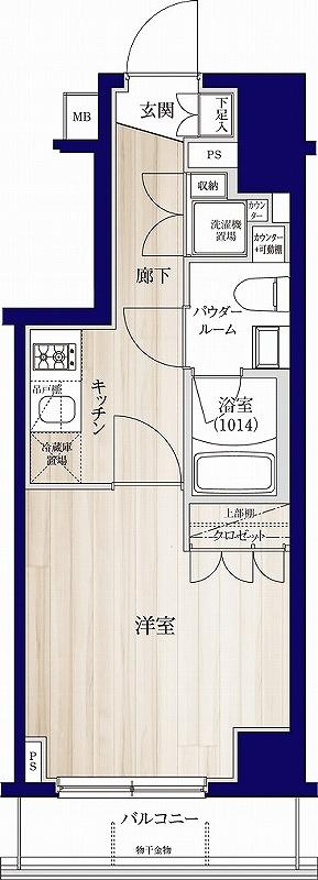 セジョリ早稲田鶴巻町の間取り