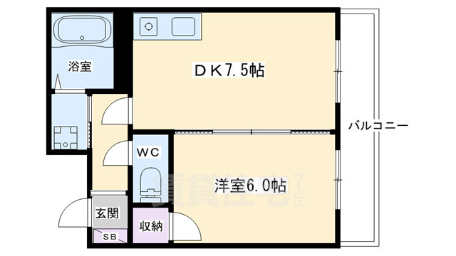 KOKORO岡崎BLDG.の間取り