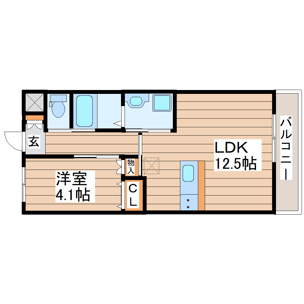 【ヴィオーラ美田園の間取り】