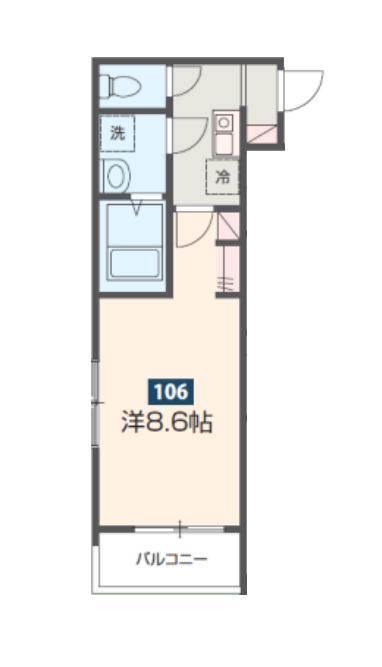 MELDIA 京成津田沼IIの間取り