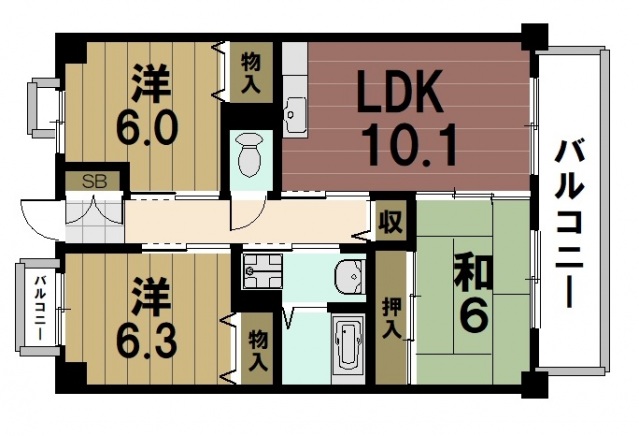 ワンネス21の間取り