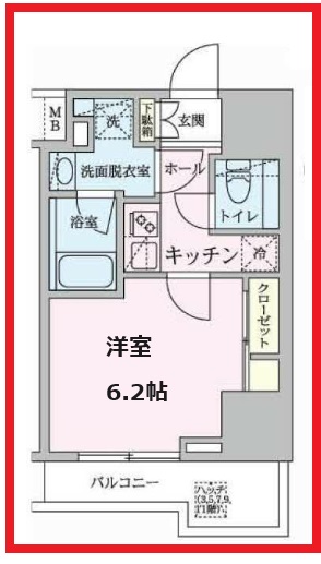 アークマーク浅草の間取り