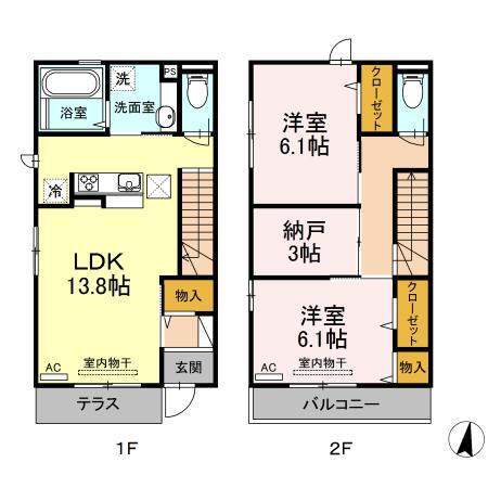 ファミールＣの間取り