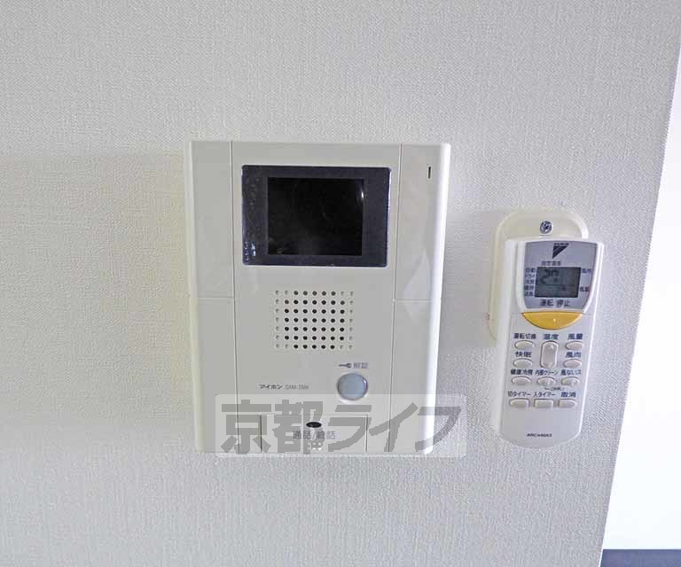 セキュリティ　来客も安心です。