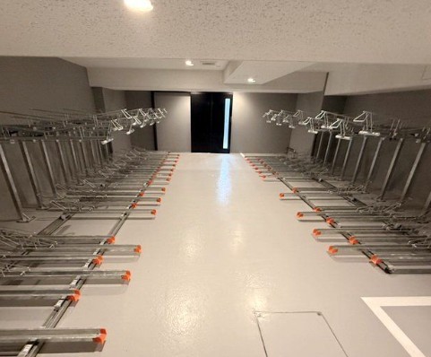 駐車場　駐輪場です。