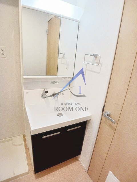 洗面設備　洗面台です。