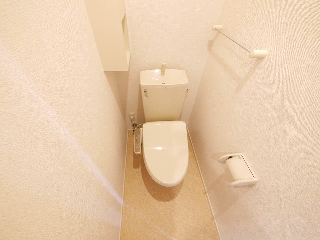 トイレ　ゆったりとした空間のトイレです