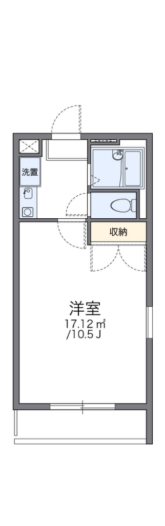 名鉄豊田線 三好ケ丘駅 徒歩18分 3階建 築29年の間取り写真
