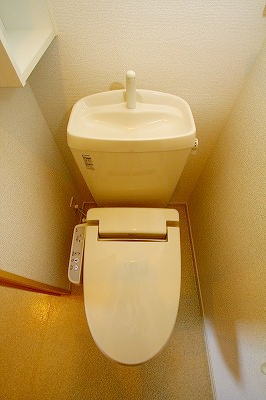 ＪＲ三角線 富合駅 徒歩3分 2階建 築15年のトイレ写真