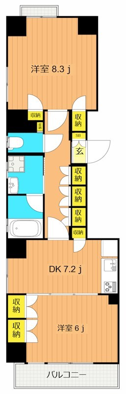 クレストUの間取り写真
