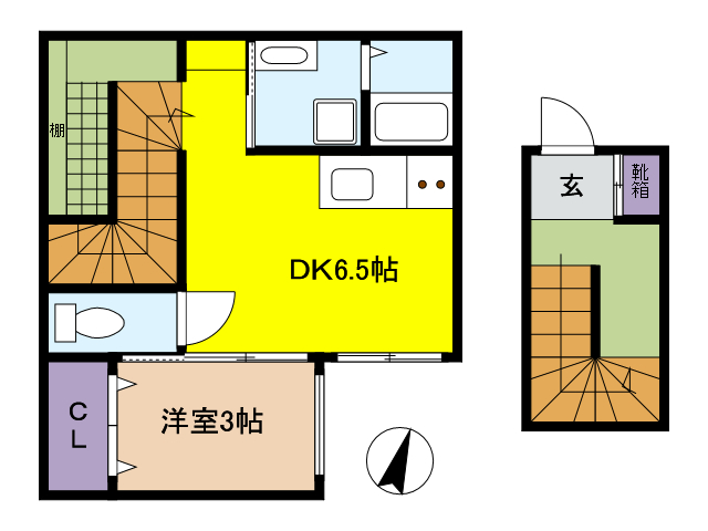 パロス芦屋呉川の間取り