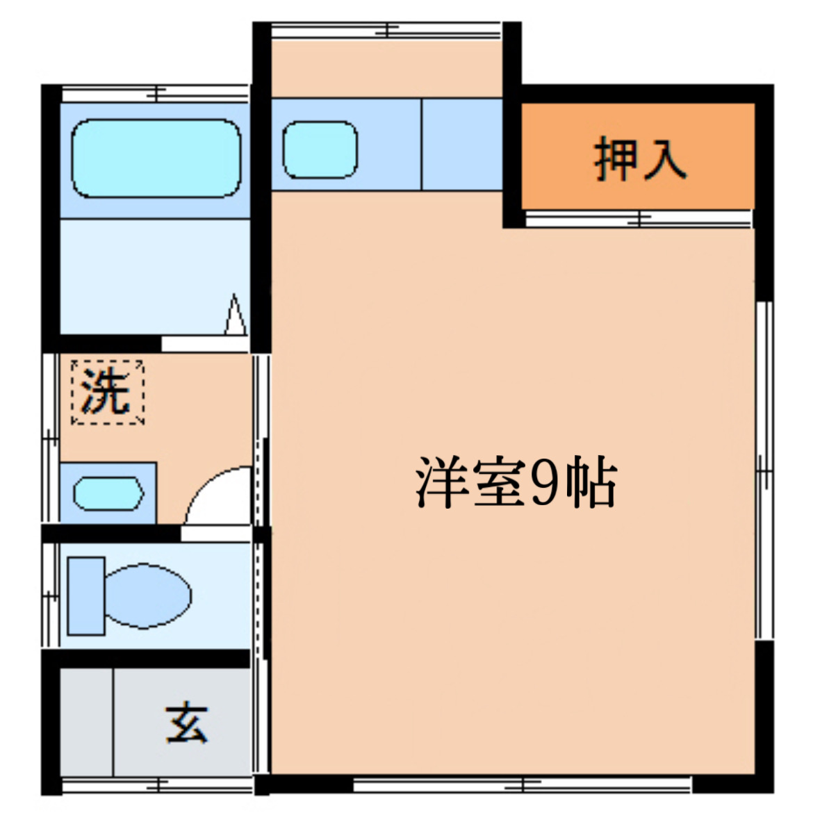 シャレル茂呂Ｋの間取り