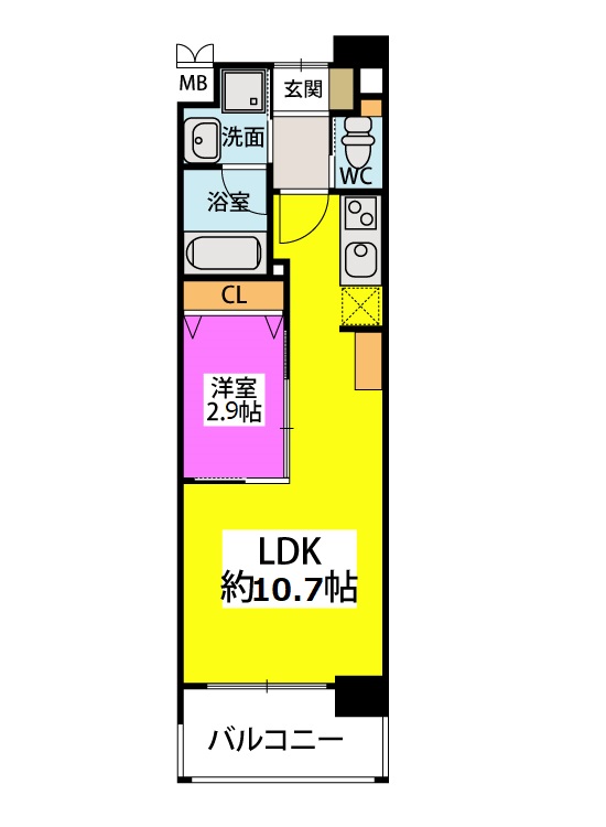 コンダクトレジデンスANOの間取り