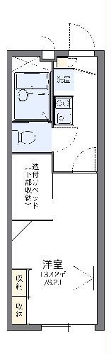 レオパレスアクアIIの間取り