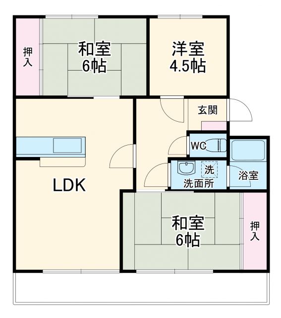 ユトリロ前田南の間取り