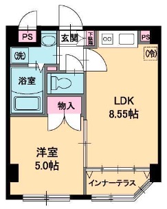 ビラージュ花屋町の間取り