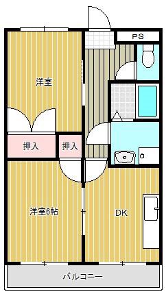 マンション吉野の間取り