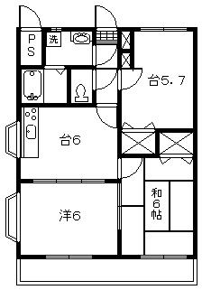 プラウド北小路の間取り