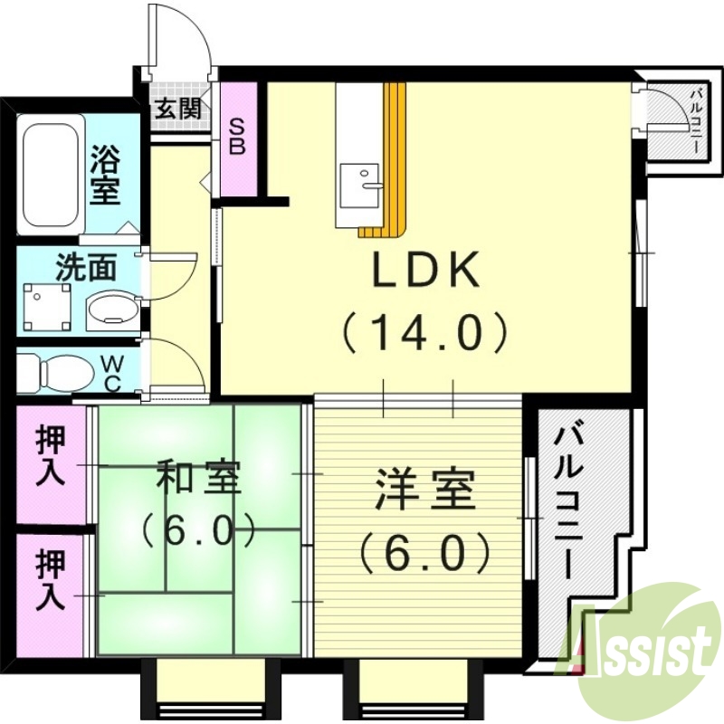 ベイスターズ21の間取り