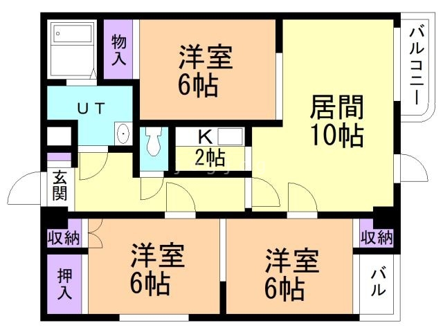 エルグラン啓明の間取り