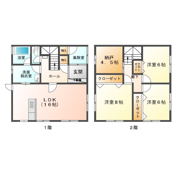 サンハイツ宮田の間取り