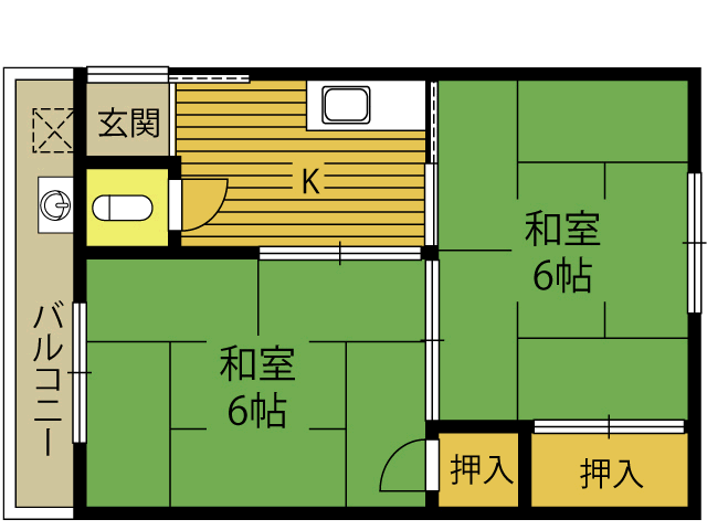 朝日屋アパートの間取り