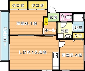 アルカディア　D棟の間取り