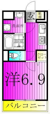 ジーメゾン泉エルデの間取り