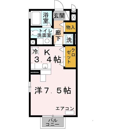 カーサアリビオの間取り