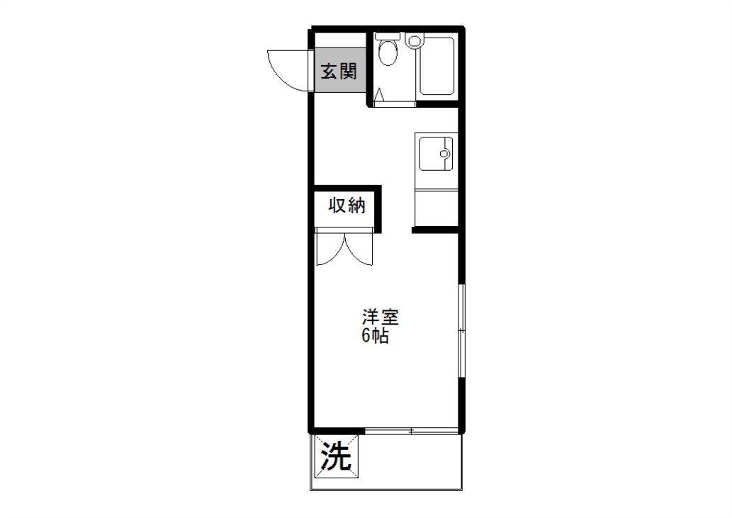 メゾン柿沼の間取り