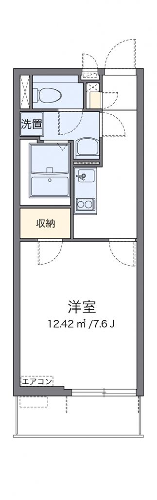 【川口市八幡木のマンションの間取り】