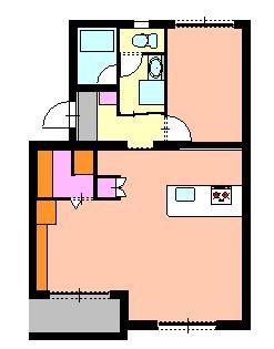 ハイツ大石地所IIの間取り