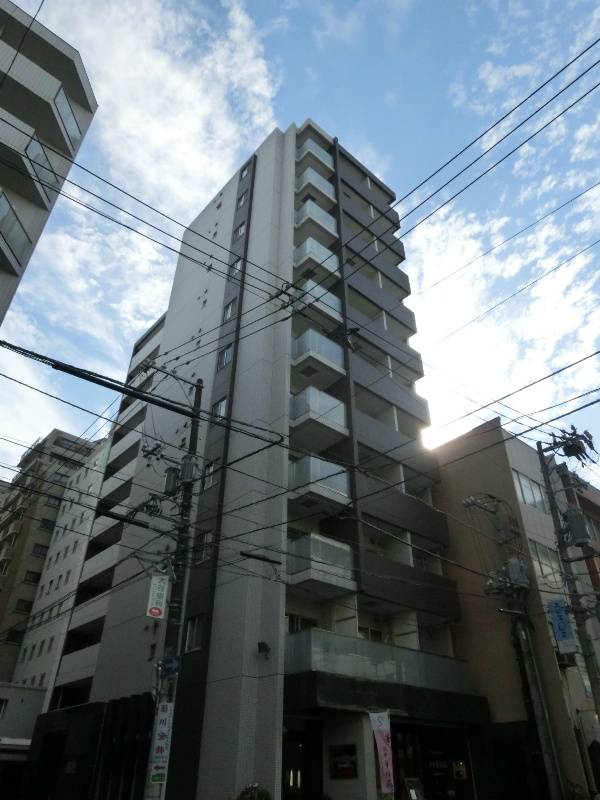 【広島市中区大手町のマンションの建物外観】