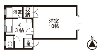 マーセル館野の間取り